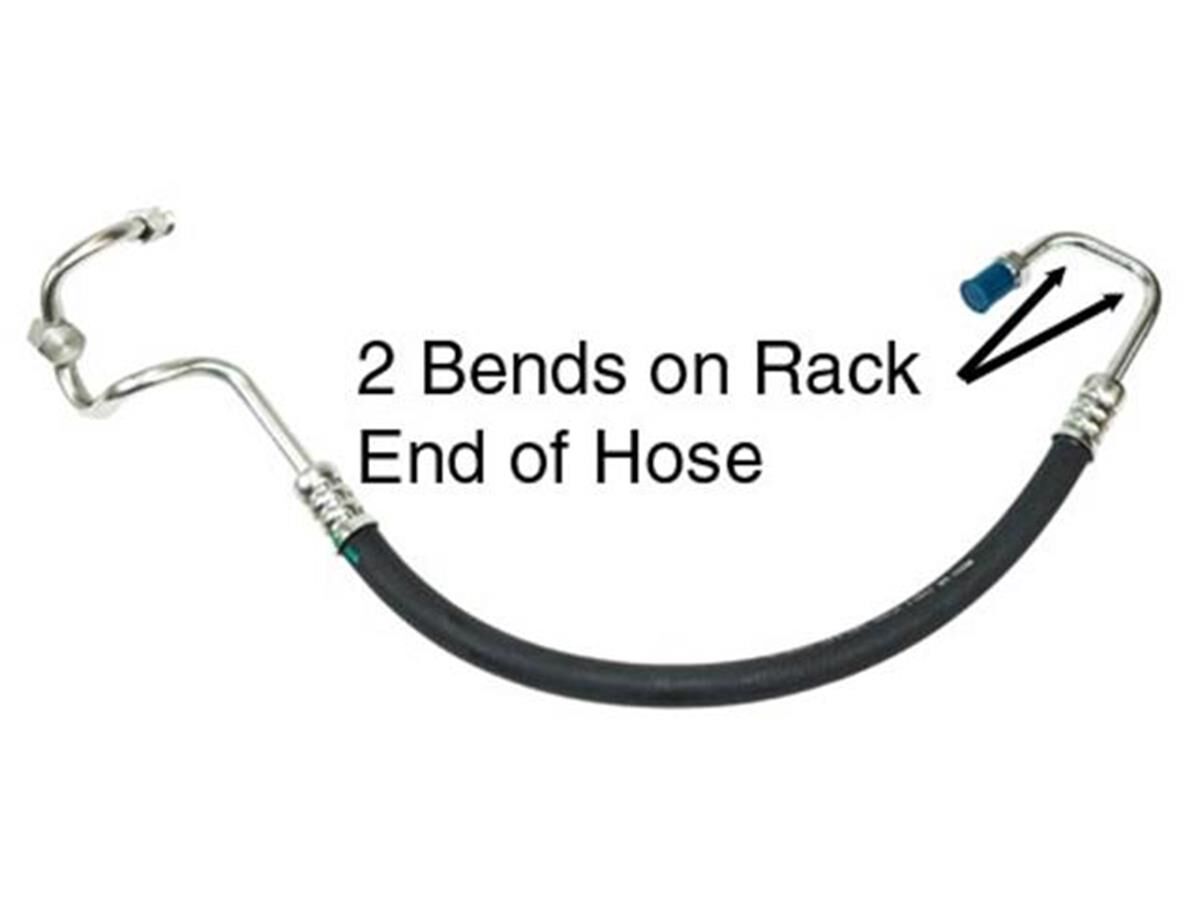 Power Steering Hose - Pressure - Ford Falcon BA, BF (I6) (Aspirated Only) 2 Bends, , scaau_hi-res
