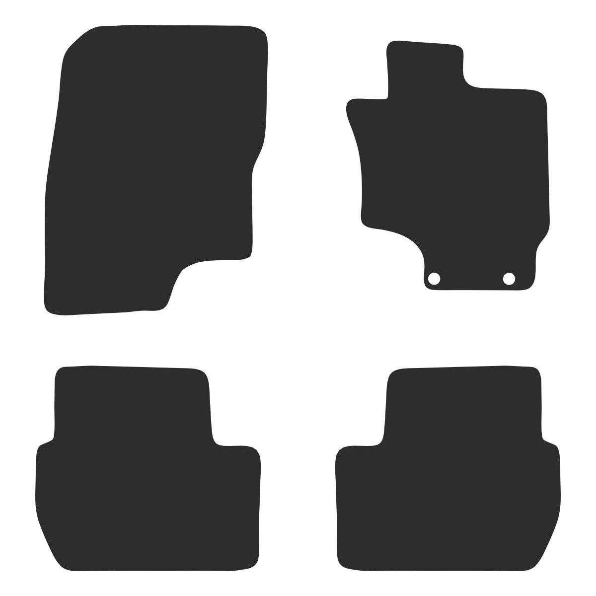 LUXURY CARPET CAR MATS FOR MITSUBISHI OUTLANDER P-HEV (3RD GEN) 2013-2021, , scaau_hi-res