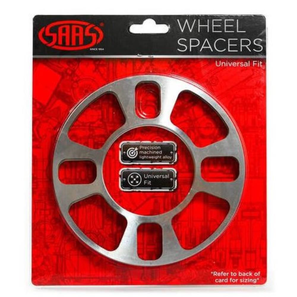 WHEEL SPACER X 2 UNIV 4 STUD 5MM, , scaau_hi-res