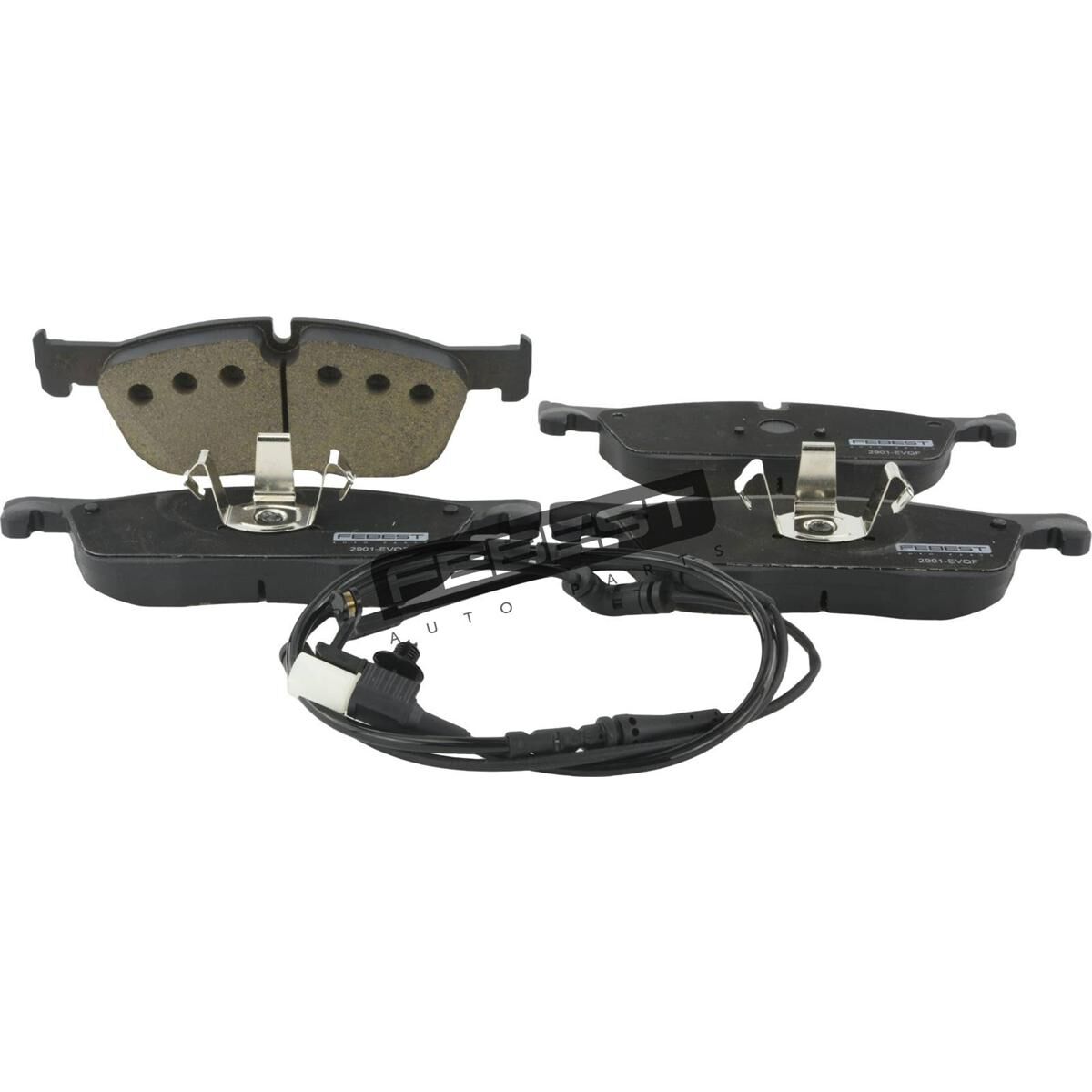 PAD KIT, DISC BRAKE, FRONT - KIT (WITH ANTI SQUEAL SHIM, WITH WEAR SENSOR) with ABS sensor, , scaau_hi-res