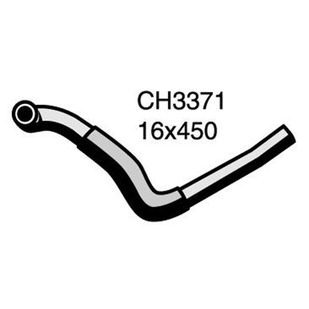 HEATER HOSE - FORD PE, PG, PH COURIER 2.5L I4 DIESEL TURBO - AUTOMATIC & MANUAL, , scaau_hi-res
