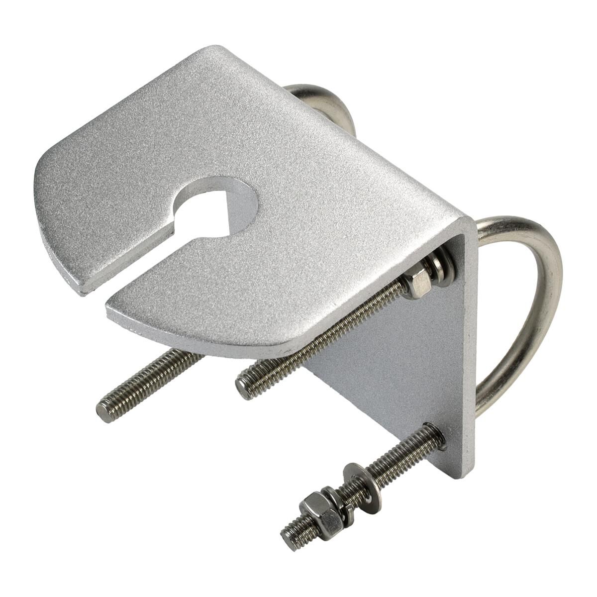 UHF ANTENNA BULLBAR BRACKET HEAVY DUTY - SILVER, , scaau_hi-res