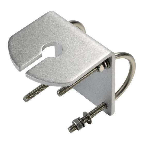 UHF ANTENNA BULLBAR BRACKET HEAVY DUTY - SILVER, , scaau_hi-res