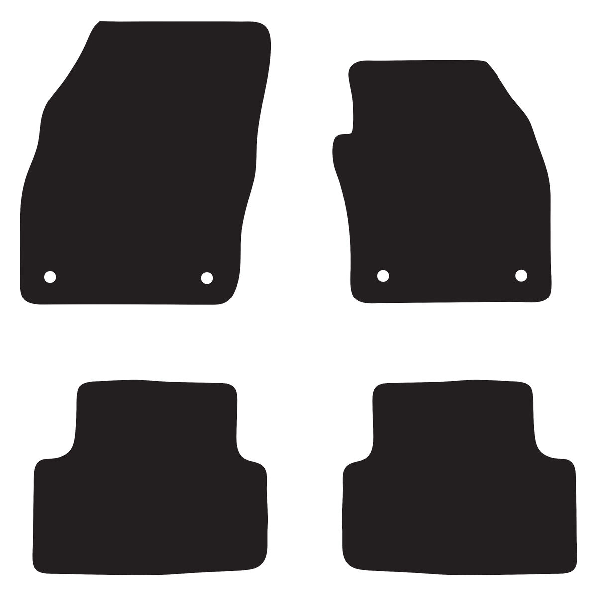 LUXURY CARPET CAR MATS FOR VOLKSWAGEN T-CROSS 2019 ONWARDS, , scaau_hi-res