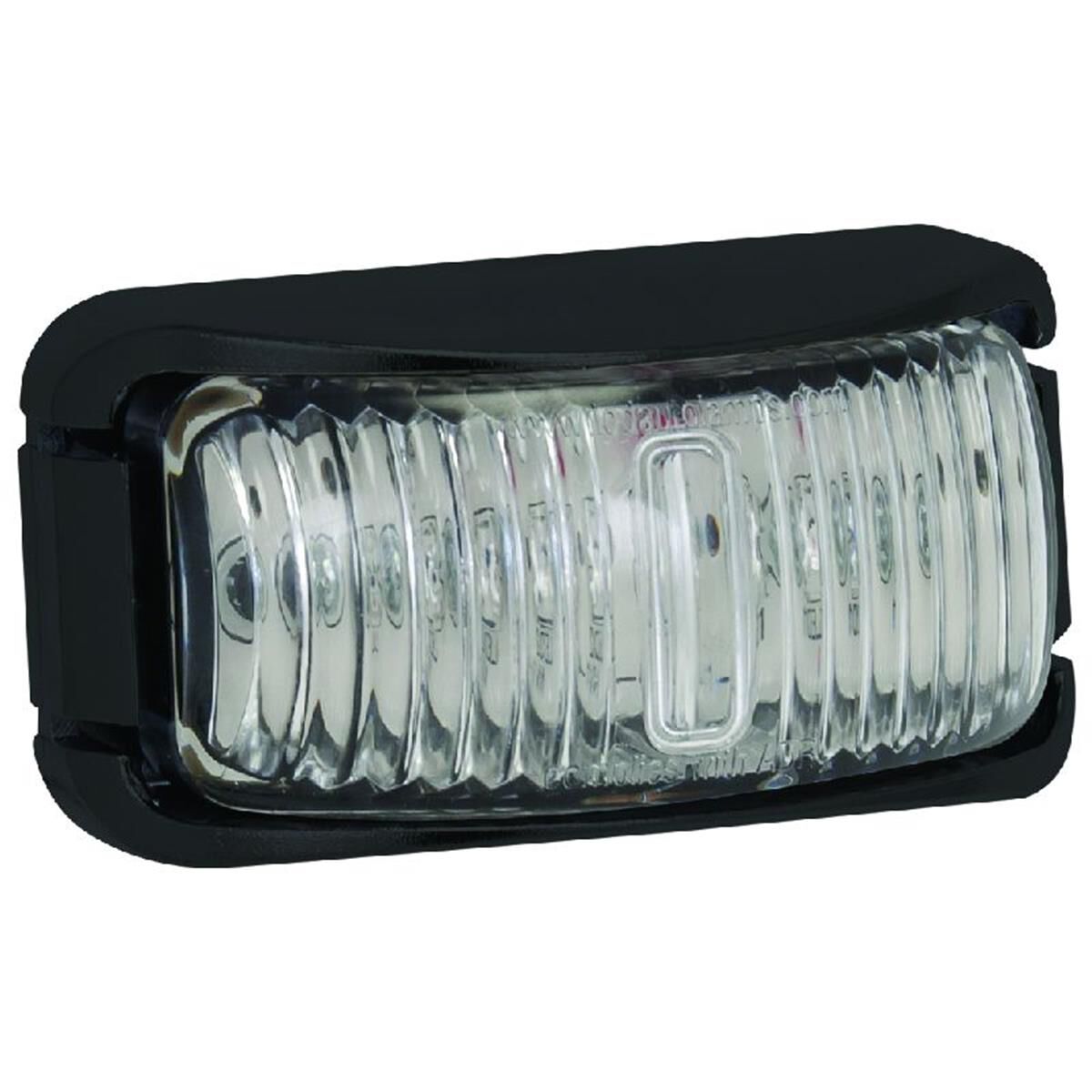 LED REAR END OUTLINE MARKR LMP 12/24V BLACK HOUSNG 16cm LEAD 74 x 38 x 35mm, , scaau_hi-res