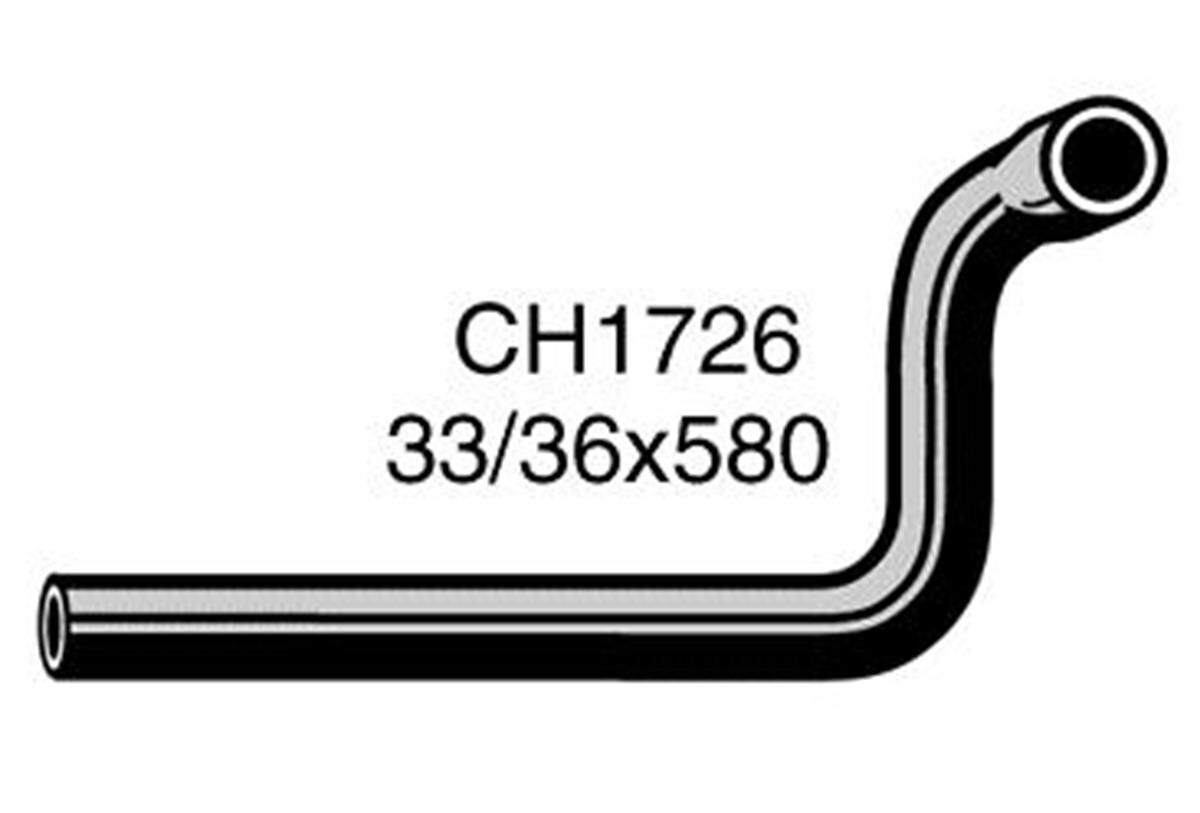 Radiator Lower Hose  - FORD COURIER PB, PC - 2.2L I4  DIESEL - Manual & Auto, , scaau_hi-res