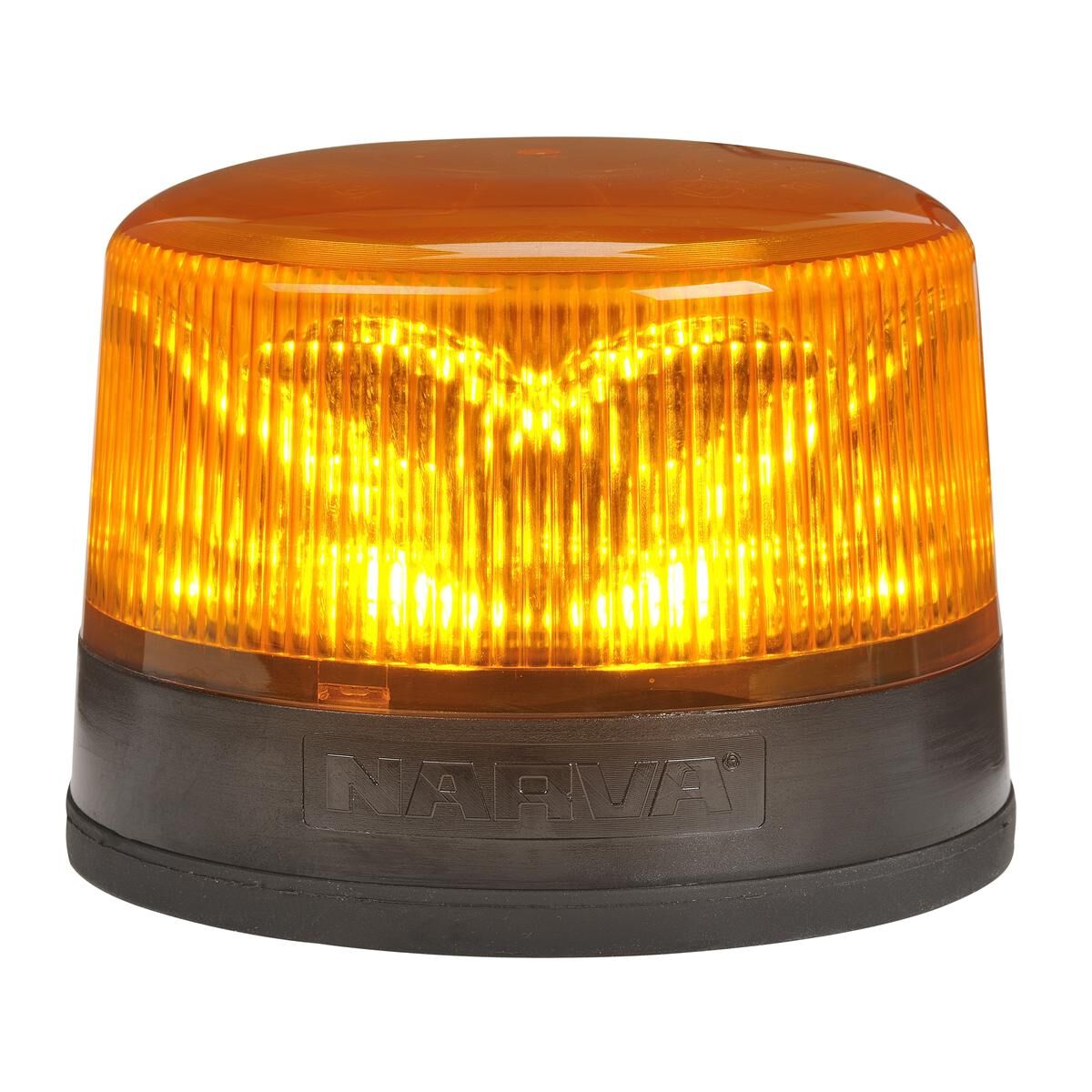 Narva 9-33V Short Profile Eurotech II LED Strobe Rotator (Amber) - Magnetic Base, , scaau_hi-res