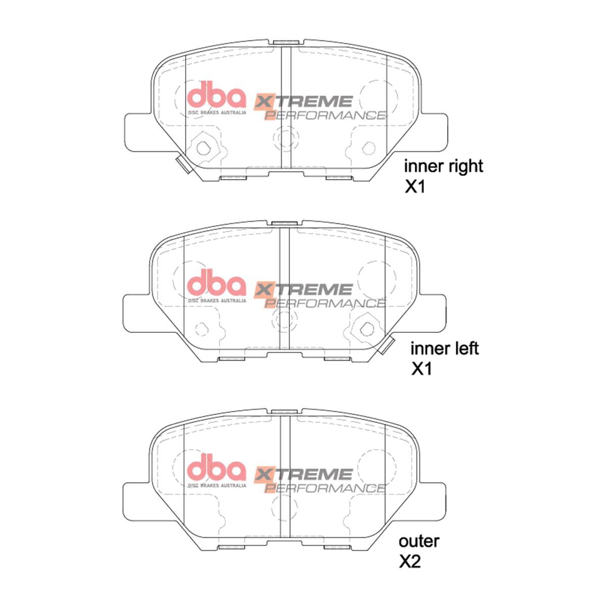 DBA XP PERFORMANCE BRAKE PADS [ MITSUBISHI ASX - XB 2010 - 2014 R ], , scaau_hi-res