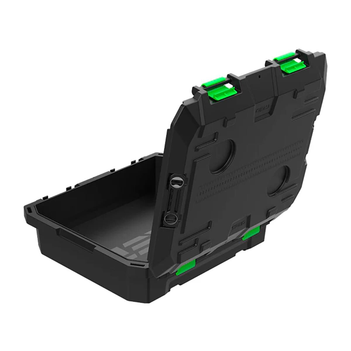 TRED GT 50-40 STORAGE BOX 25L- SHALLOW - BLACK WITH GREEN, , scaau_hi-res