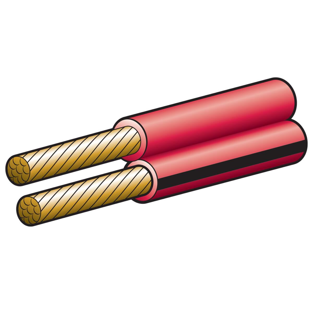 CAB T/CR FIG8 4MM 15A 100M R+B, , scaau_hi-res