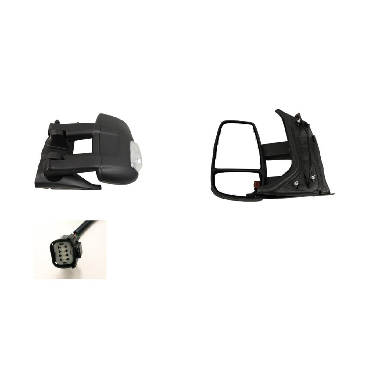 FORD TRANSIT VO SERIES 1 
09/2014 ~ 04/2019
DOOR MIRROR
LEFT HAND SIDE
WITH HEATED
WITH INDICA LIGHT
6 PIN 8 HOLE
LONG ARM TYPE, , scaau_hi-res