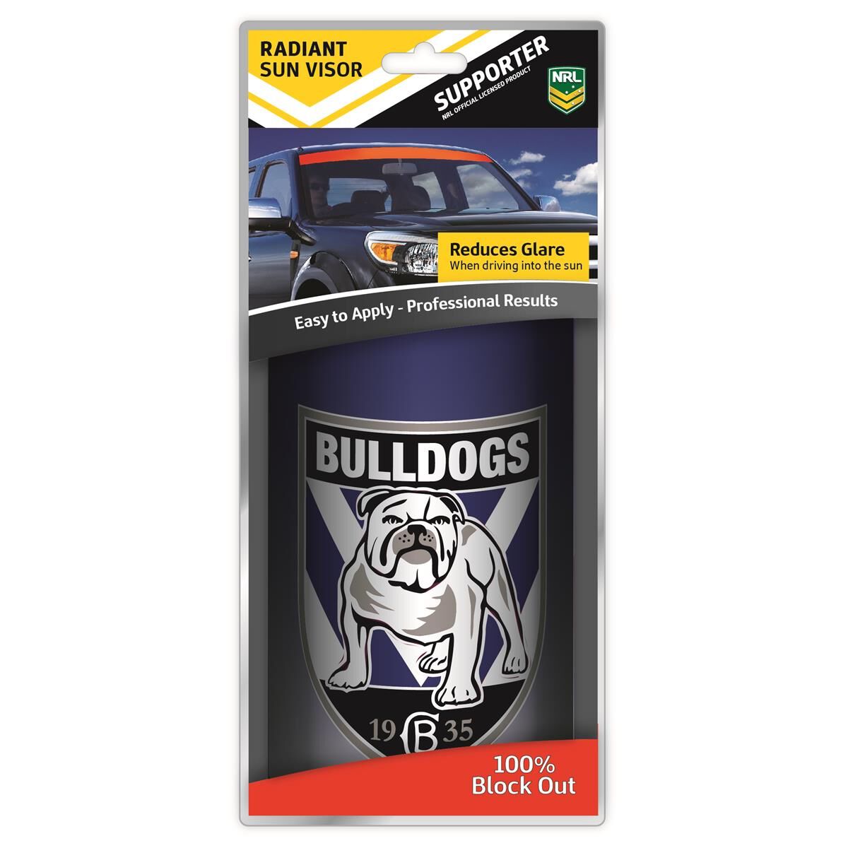 BULLDOGS ITAG SUN VISOR RADIANT DESIGN, , scaau_hi-res