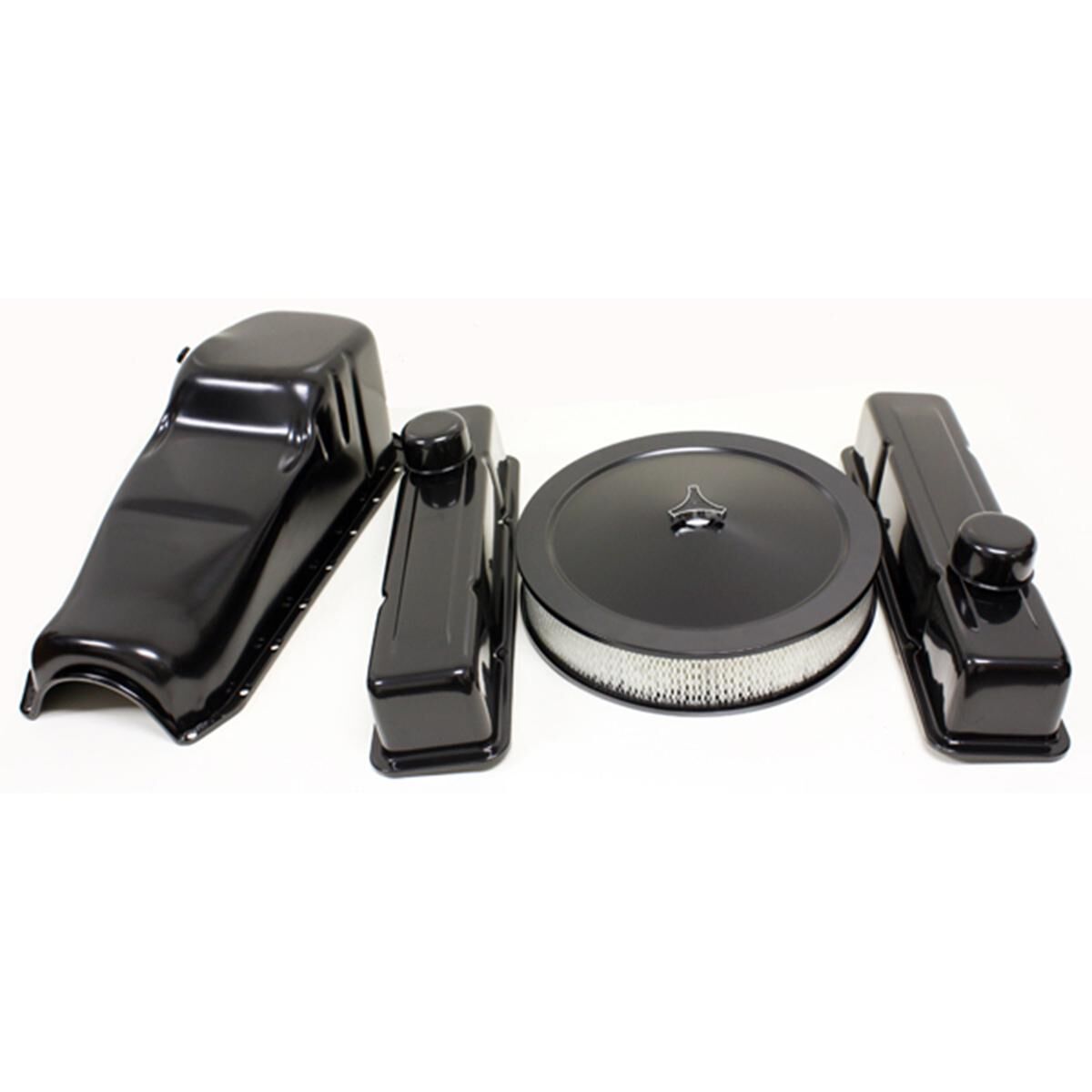 Engine Combo Kit Chevrolet Sm Block Black, , scaau_hi-res