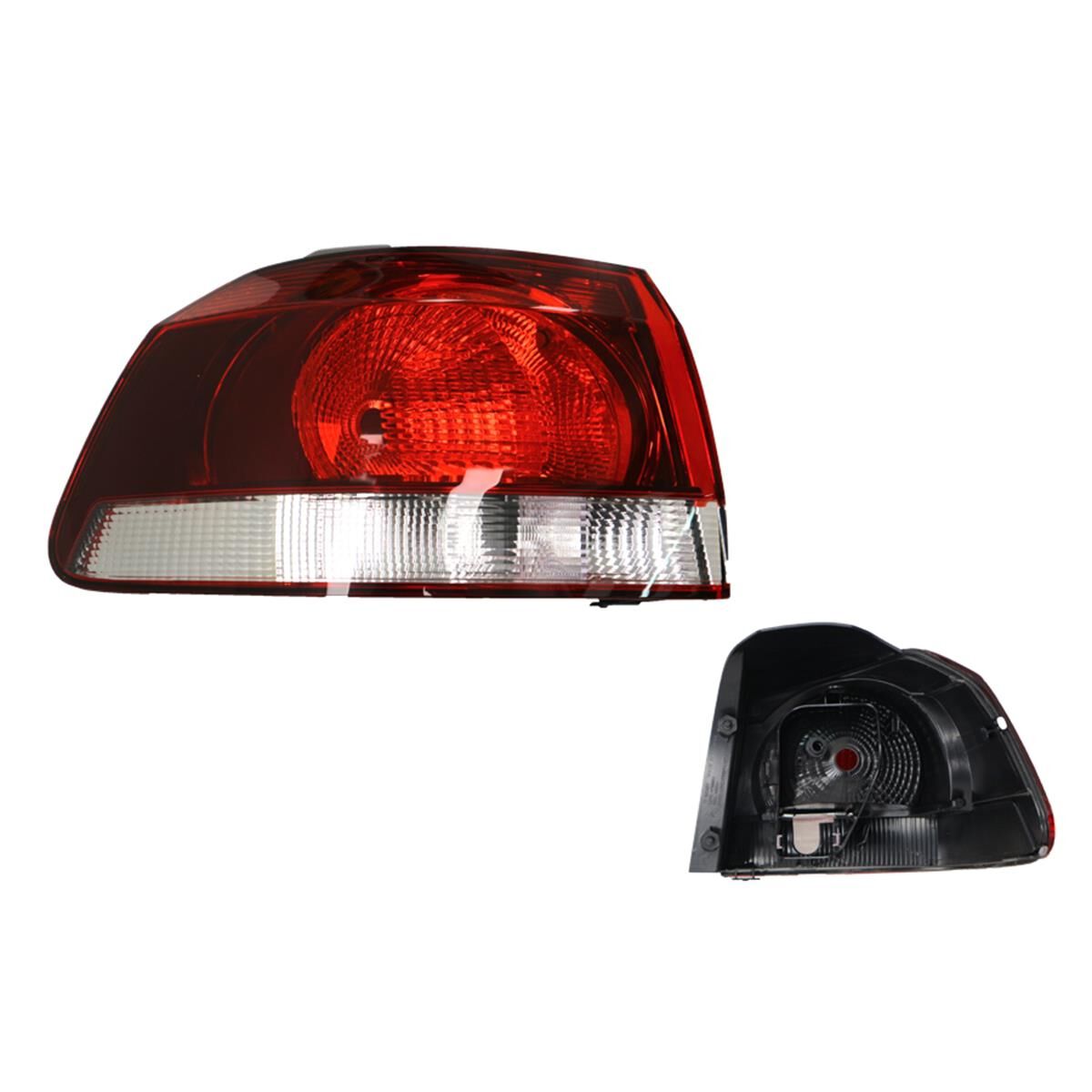 GOLF 6 HB 10/08-7/13 TAIL LIGHT OUTER (standard+tinting) (HELLA TYPE) (L), , scaau_hi-res
