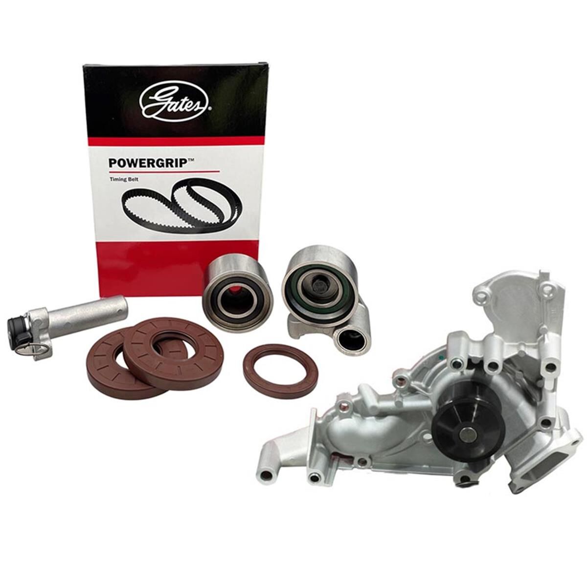 ENGINE TIMING KIT WITH HYDRAULIC TENSIONER & WATER PUMP, , scaau_hi-res