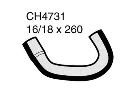 Heater Hose  - TOYOTA HILUX LN167R - 3.0L I4  DIESEL - Manual & Auto, , scaau_hi-res