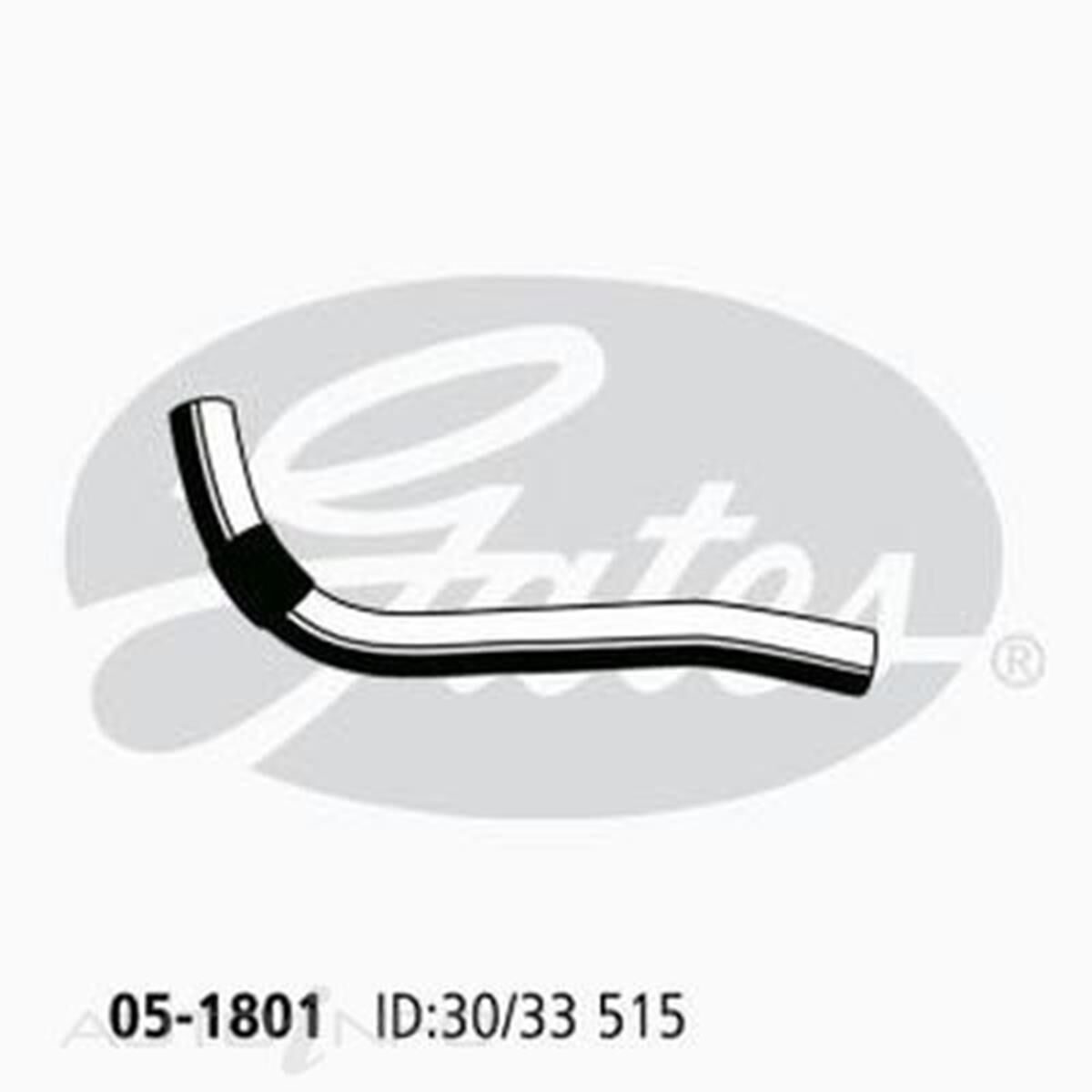 05-1801 GATES RADIATOR HOSE, , scaau_hi-res