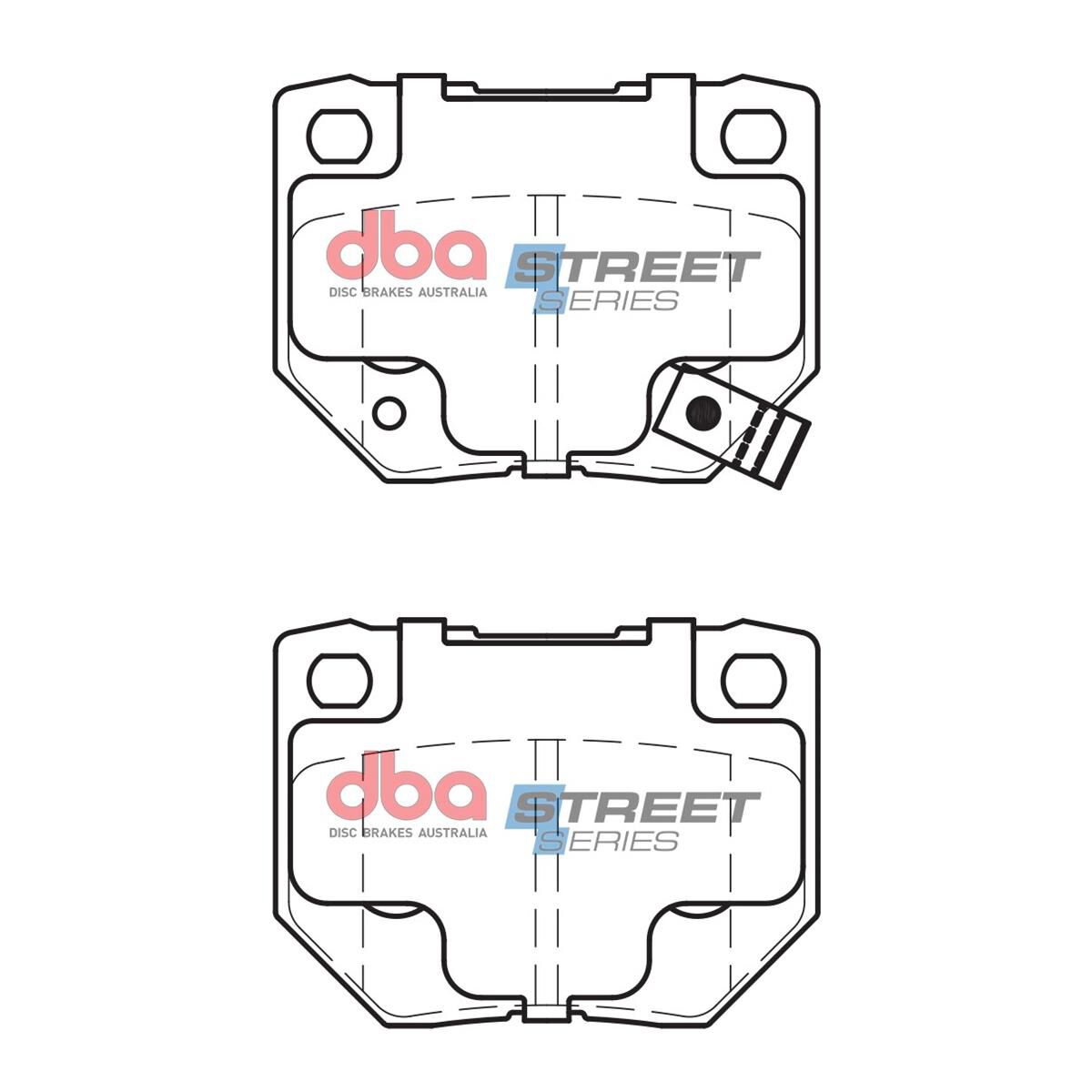 DBA SS STREET SERIES BRAKE PADS [ Nissan & Subaru 1989-2007 R ], , scaau_hi-res