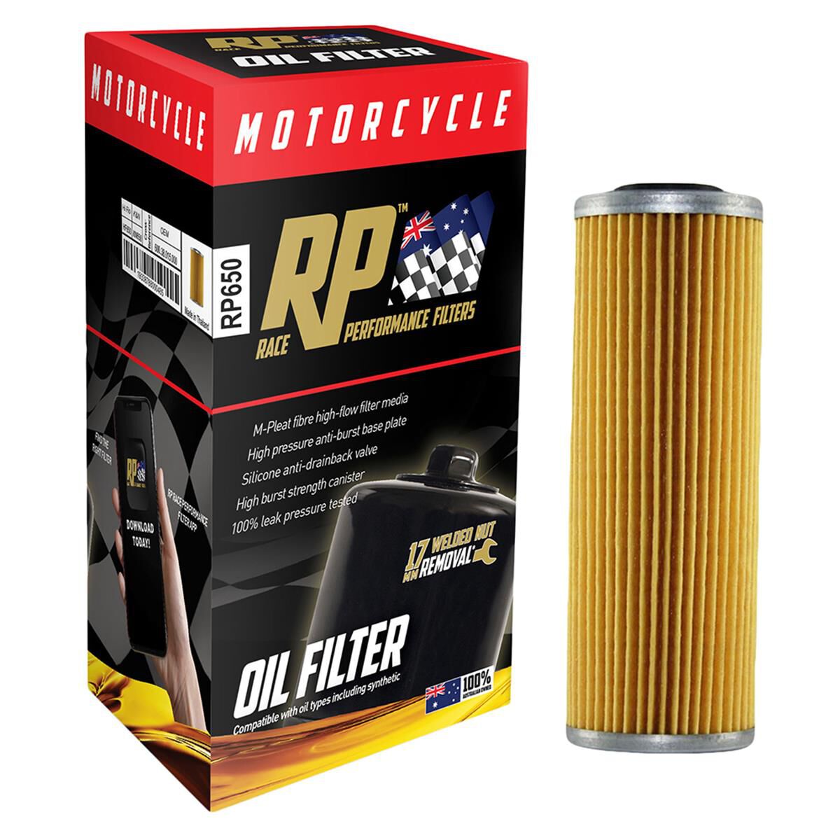 BIKE OIL FILTER RP650, , scaau_hi-res