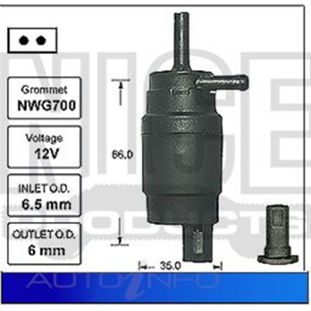 Nice Windscreen Washer Pump NWP1275 Supercheap Auto