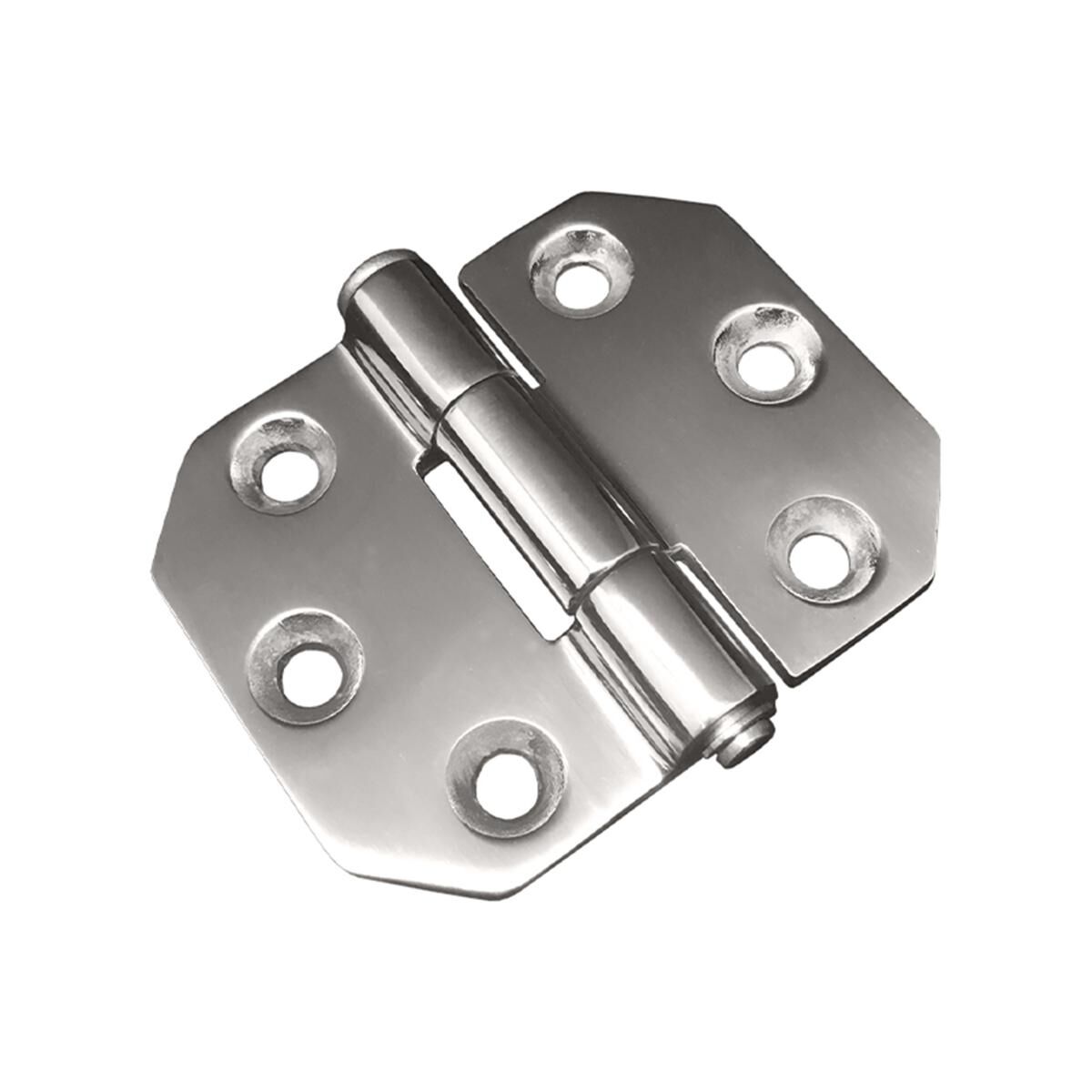 Sunrise Butt Trailer Hinge 78 x 98mm Stainless Steel, , scaau_hi-res