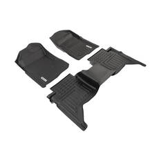 DEEP DISH FLOOR LINERS FOR FORD RANGER NEXT GEN 2022+ DUAL CAB XL FULL SET, , scaau_hi-res