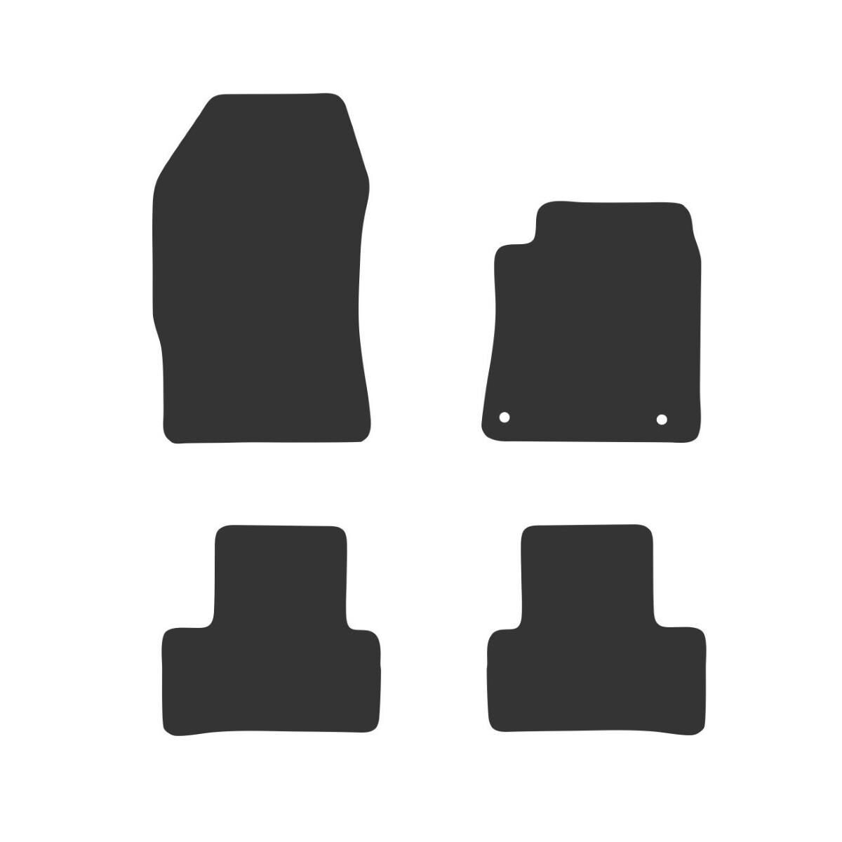 LUXURY CARPET CAR MATS FOR PEUGEOT 308 (3RD GEN P5 HATCH HYBRID) 2021 ONWARDS, , scaau_hi-res