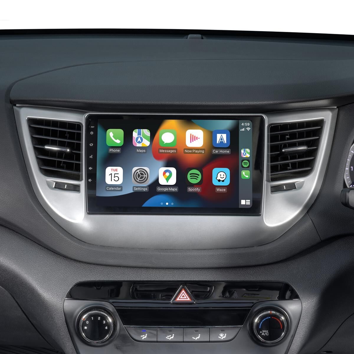 9" MULTIMEDIA RECEIVER TO SUIT HYUNDAI TUCSON (2015-2016) - FACTORY NAVIGATION MODELS, , scaau_hi-res