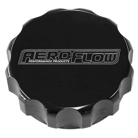 Aeroflow Black Power Steer Reservoir Cap, AF591021BLK Supercheap Auto