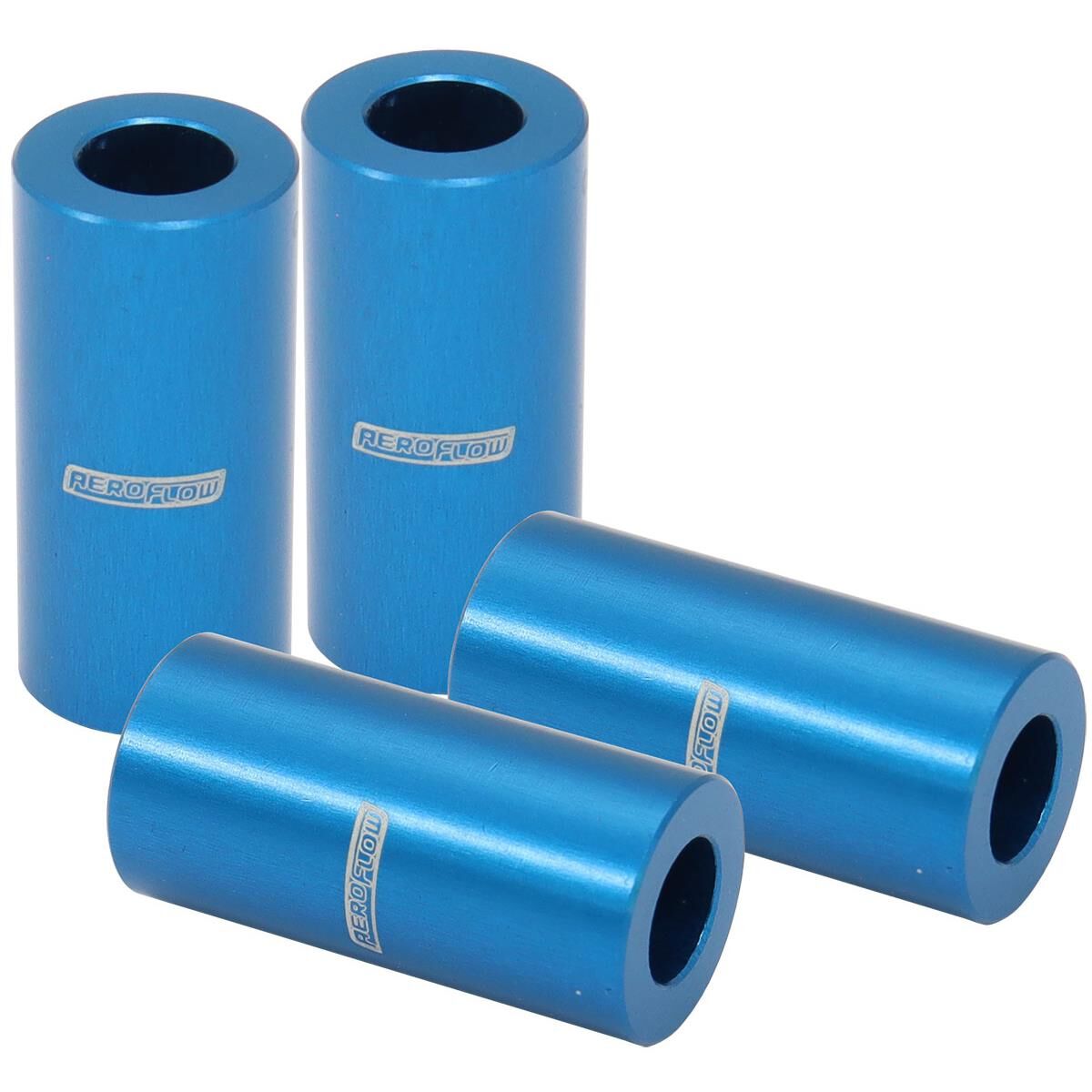 BILLET BOLT SPACERS M6 SILVER 25MM (1") LONG PACK OF 4, , scaau_hi-res