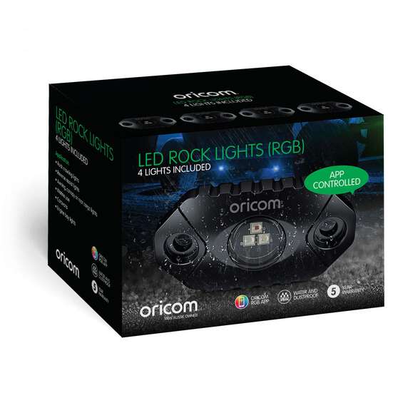 LED ROCK LIGHT 4 PACK RGB, , scaau_hi-res