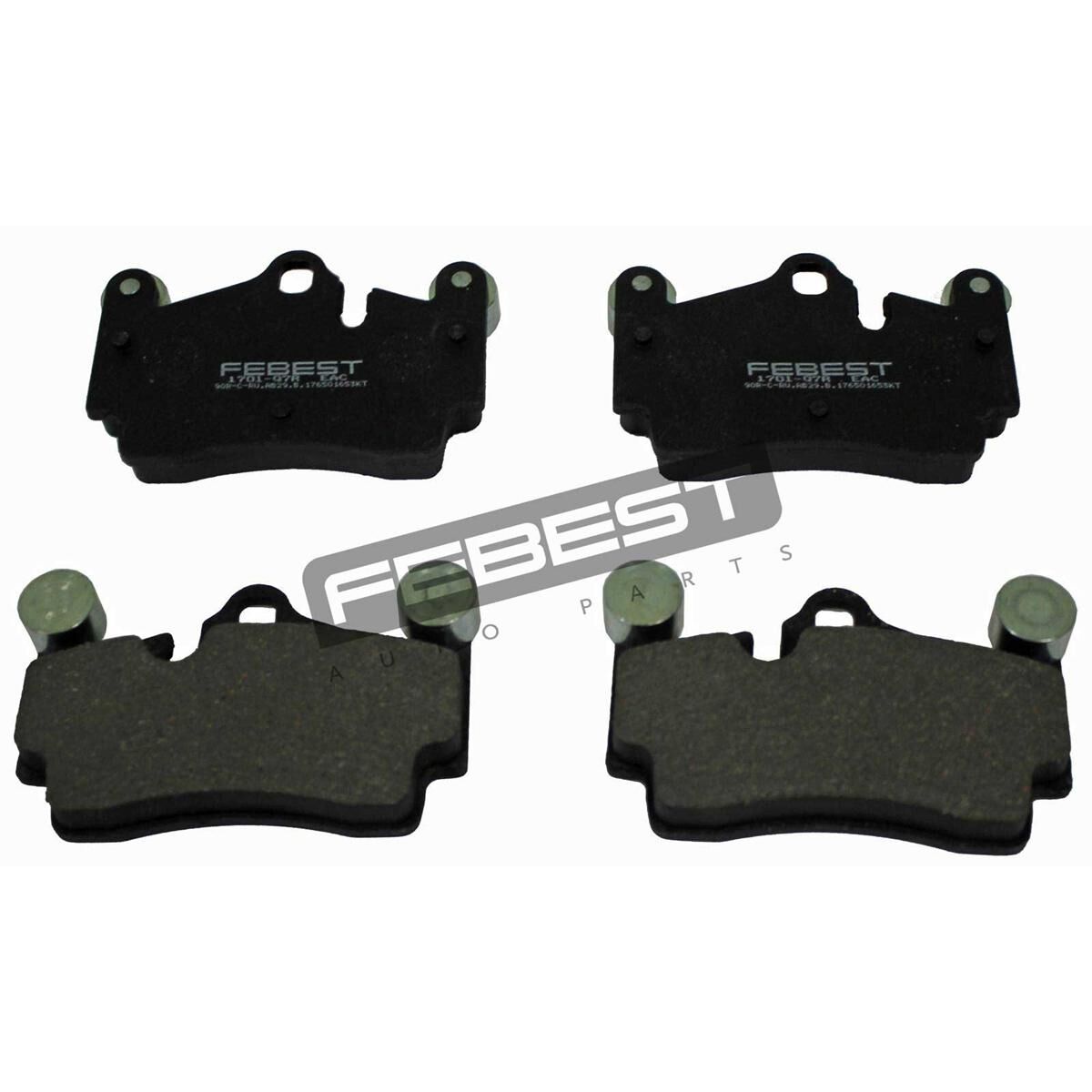 FEBEST Rear Disc Brake Pad Kit - 1701-Q7R | Supercheap Auto
