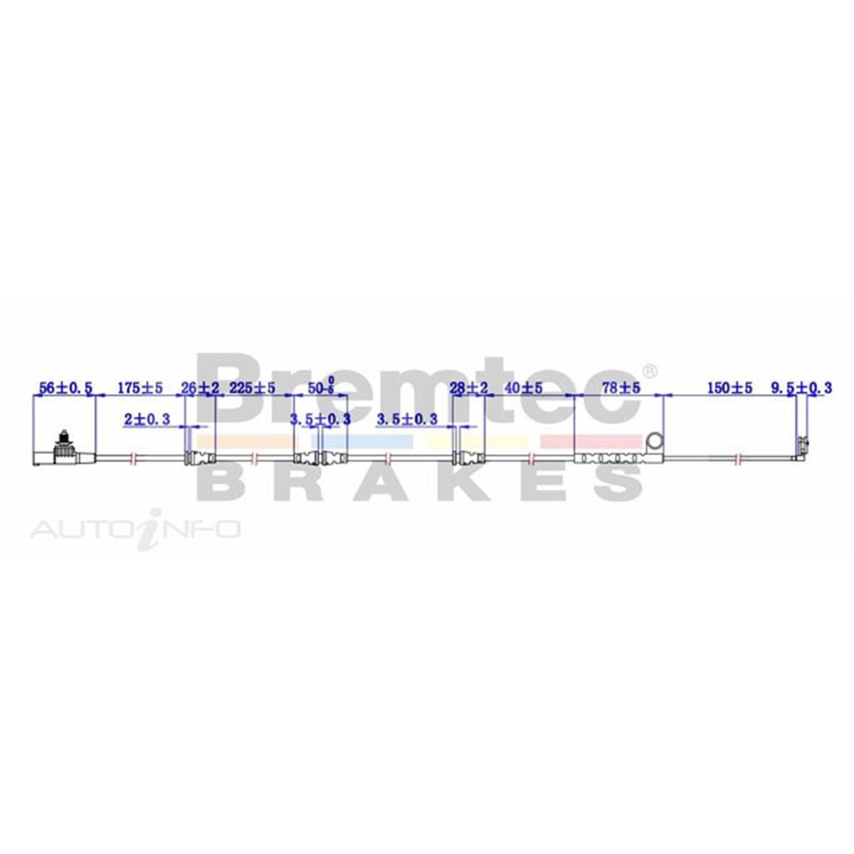 EUROLINE BRAKE WEAR SENSOR, , scaau_hi-res