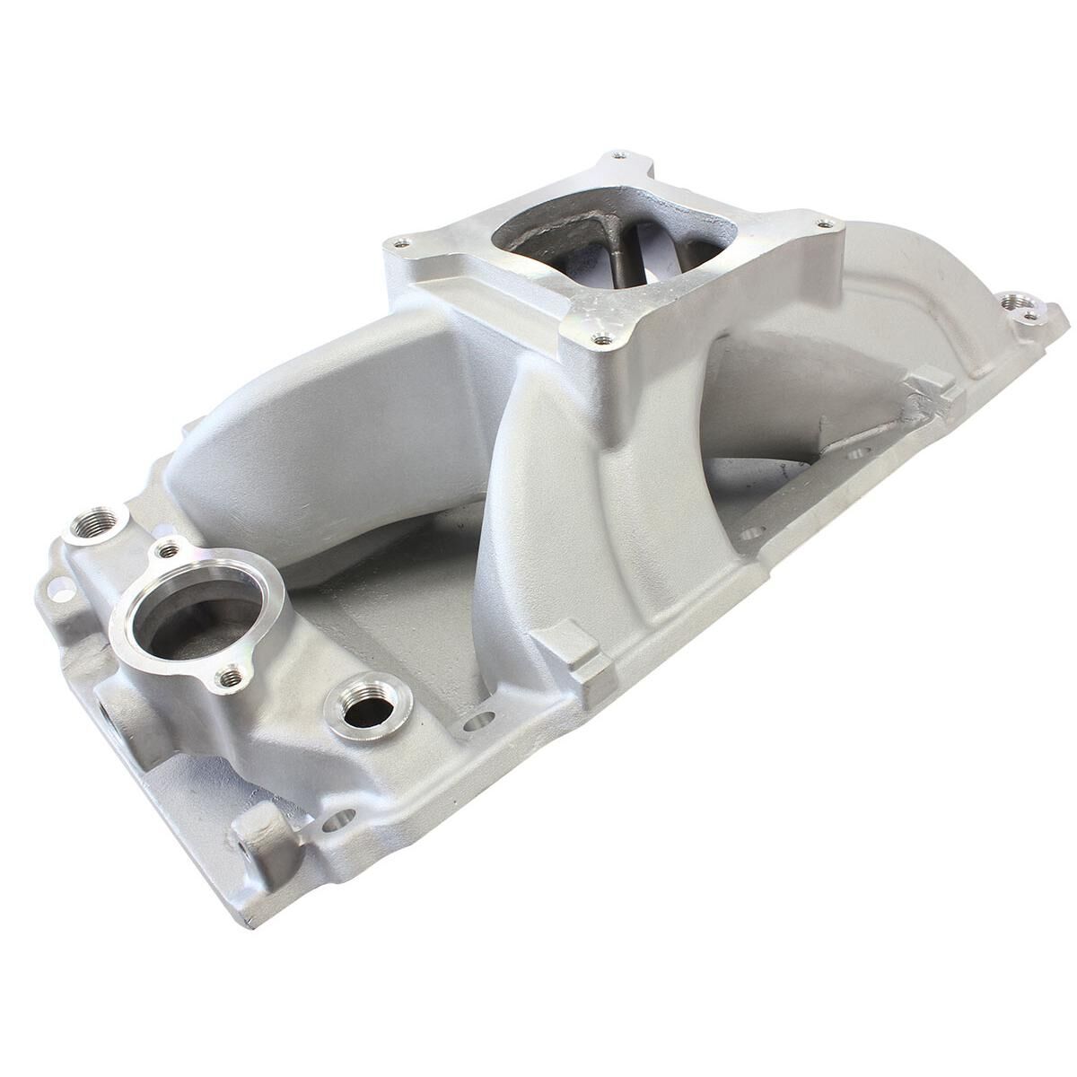 BBC HI RISE INTAKE MANIFOLD SINGLE PLANE OVAL 454 NATURAL, , scaau_hi-res