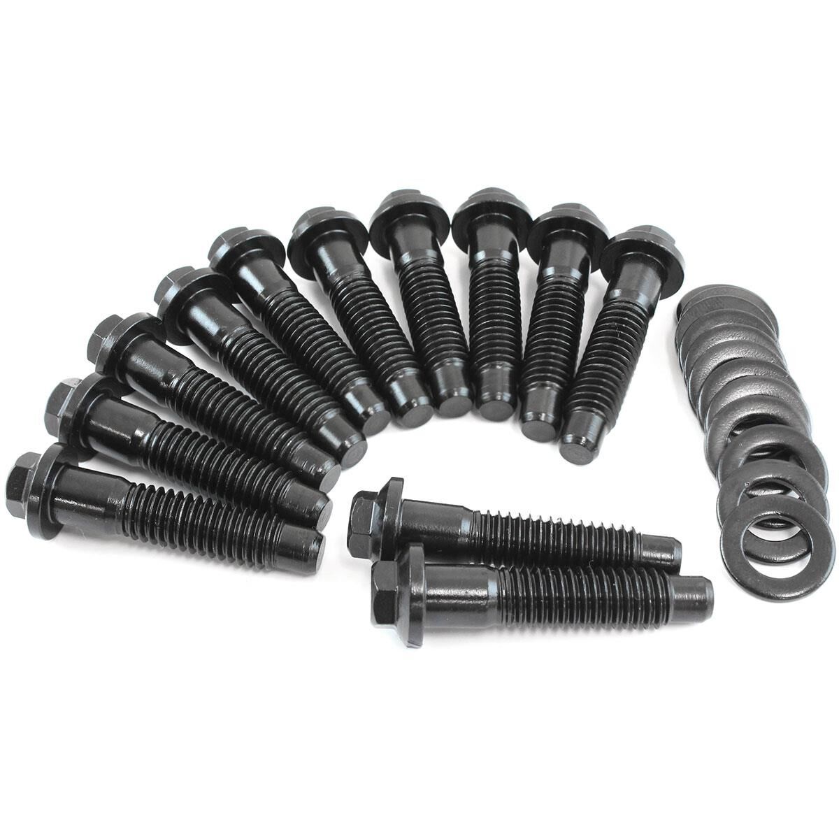 CHRYSLER INTAKE BOLTS BLACK 12POINT HEAD SMALL BIG BLOCK, , scaau_hi-res