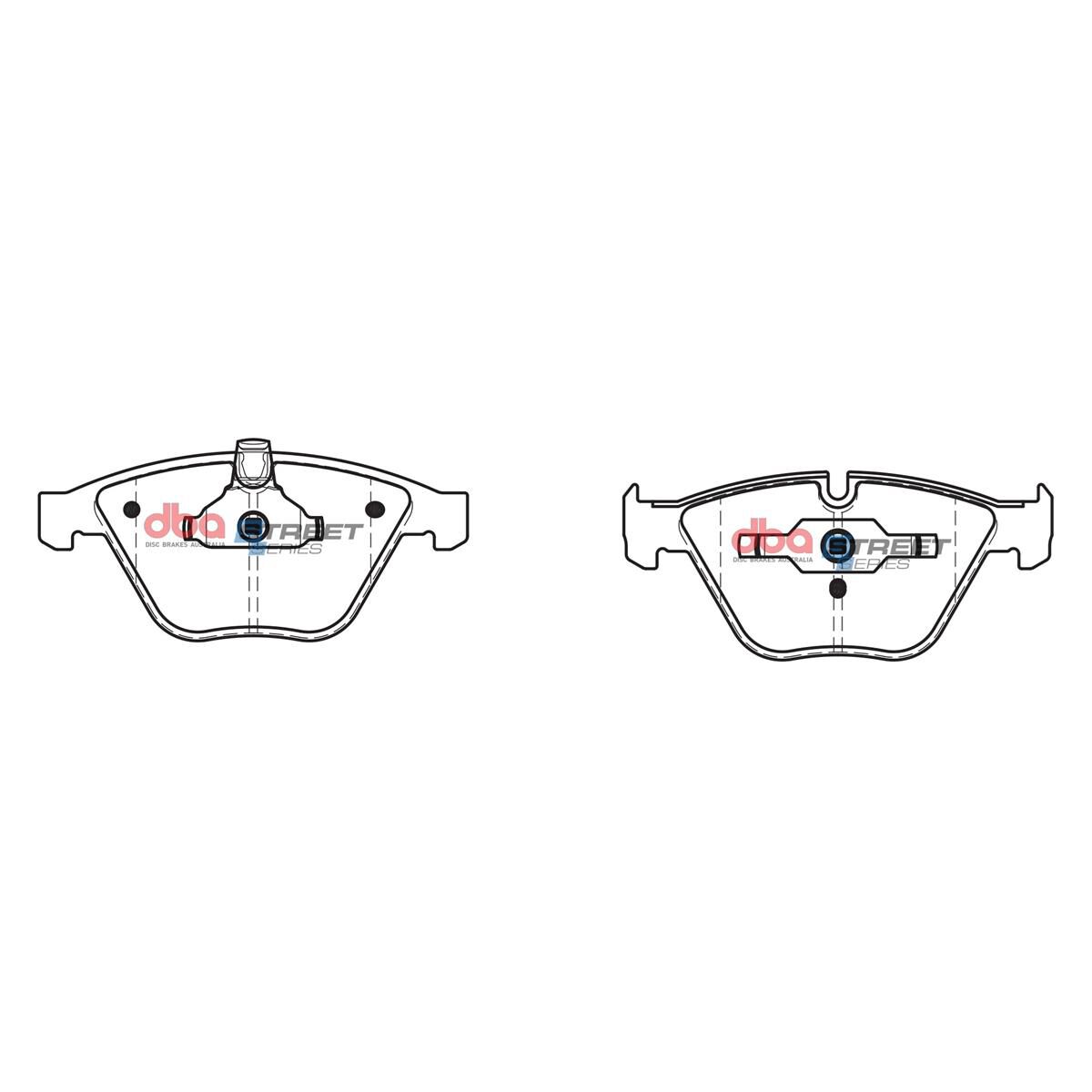 DBA SS STREET SERIES BRAKE PADS [ BMW Z4/ 3 Series 2004 - 2013 F ], , scaau_hi-res