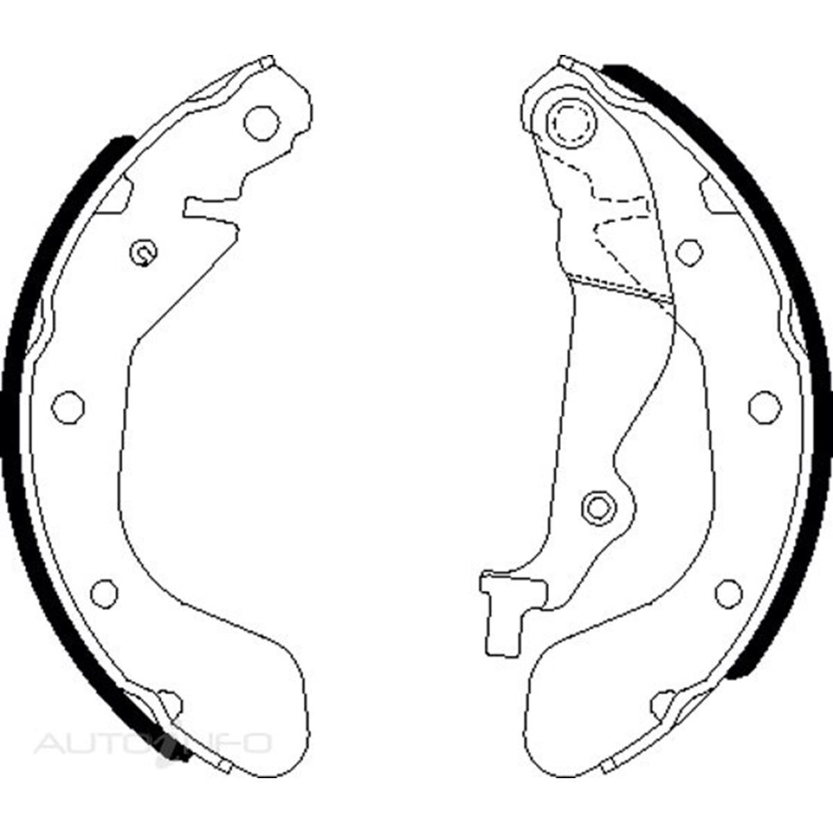 BENDIX BRAKE SHOES, , scaau_hi-res