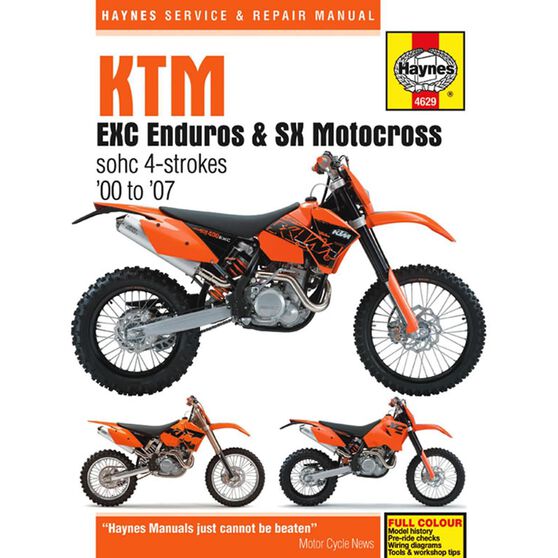 KTM EXC ENDURO & SX MOTOCROSS 2000 - 2007, , scaau_hi-res