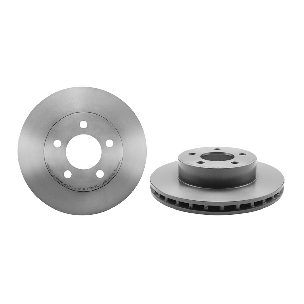 Brembo Prime Vented Brake Rotor - Single - 09.7652.11 | Supercheap Auto