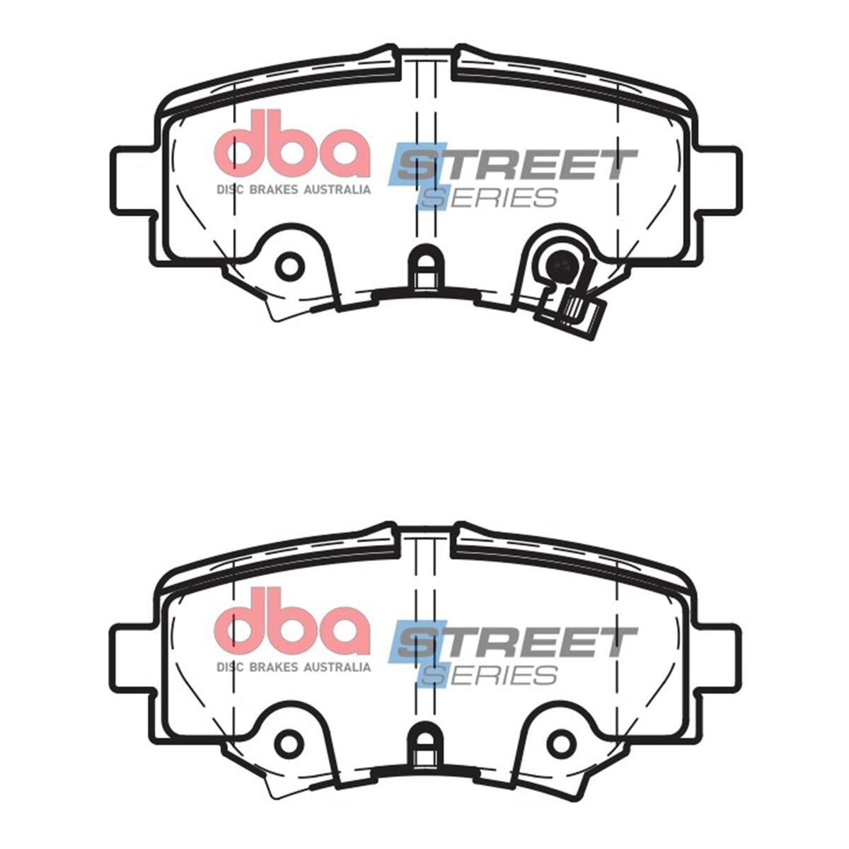 DBA SS STREET SERIES BRAKE PADS [ Mazda 3 BM, BN / 2013-> R ], , scaau_hi-res