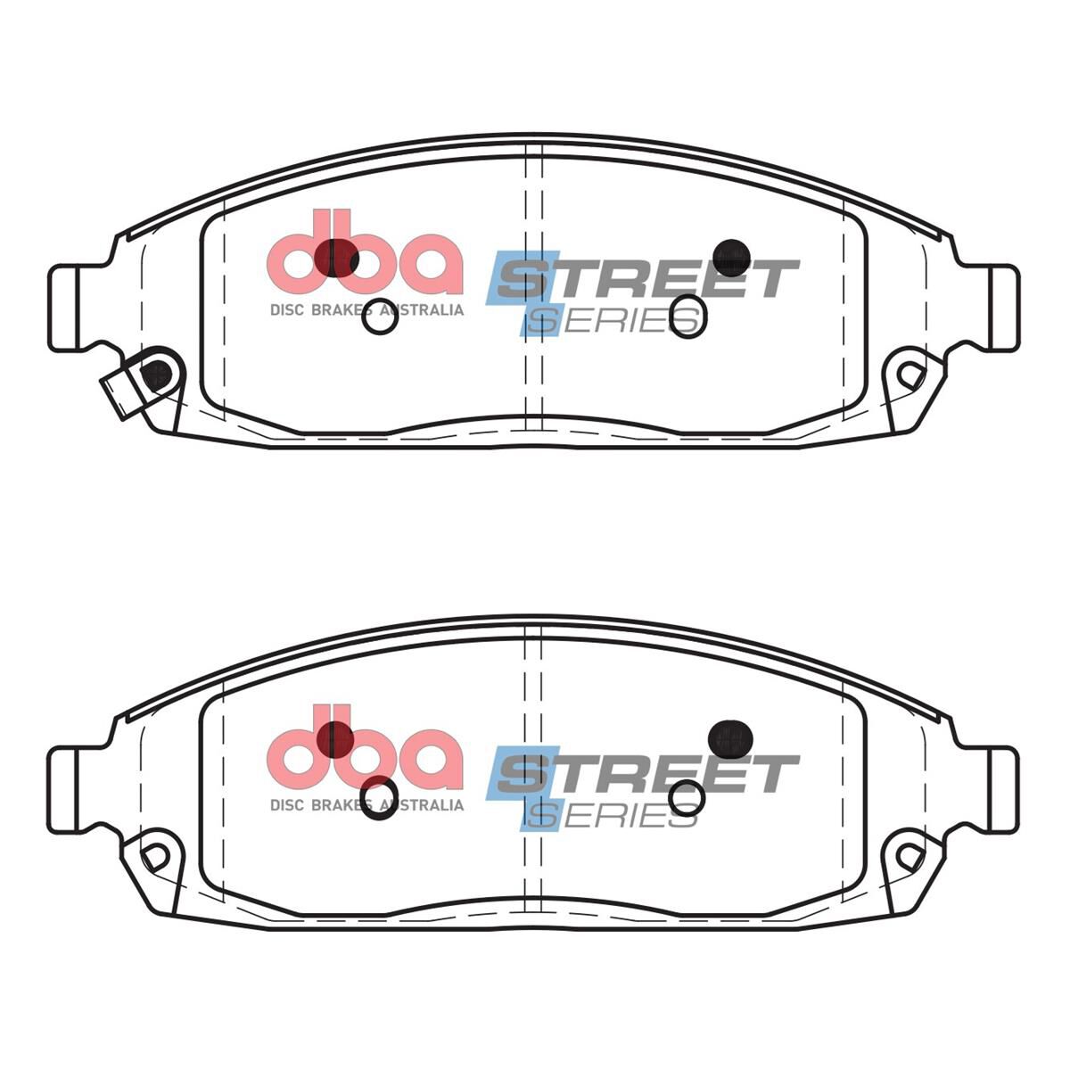 DBA SS STREET SERIES BRAKE PADS [ Jeep Grand Cherokee/Commander 2004 - 2010 F ], , scaau_hi-res