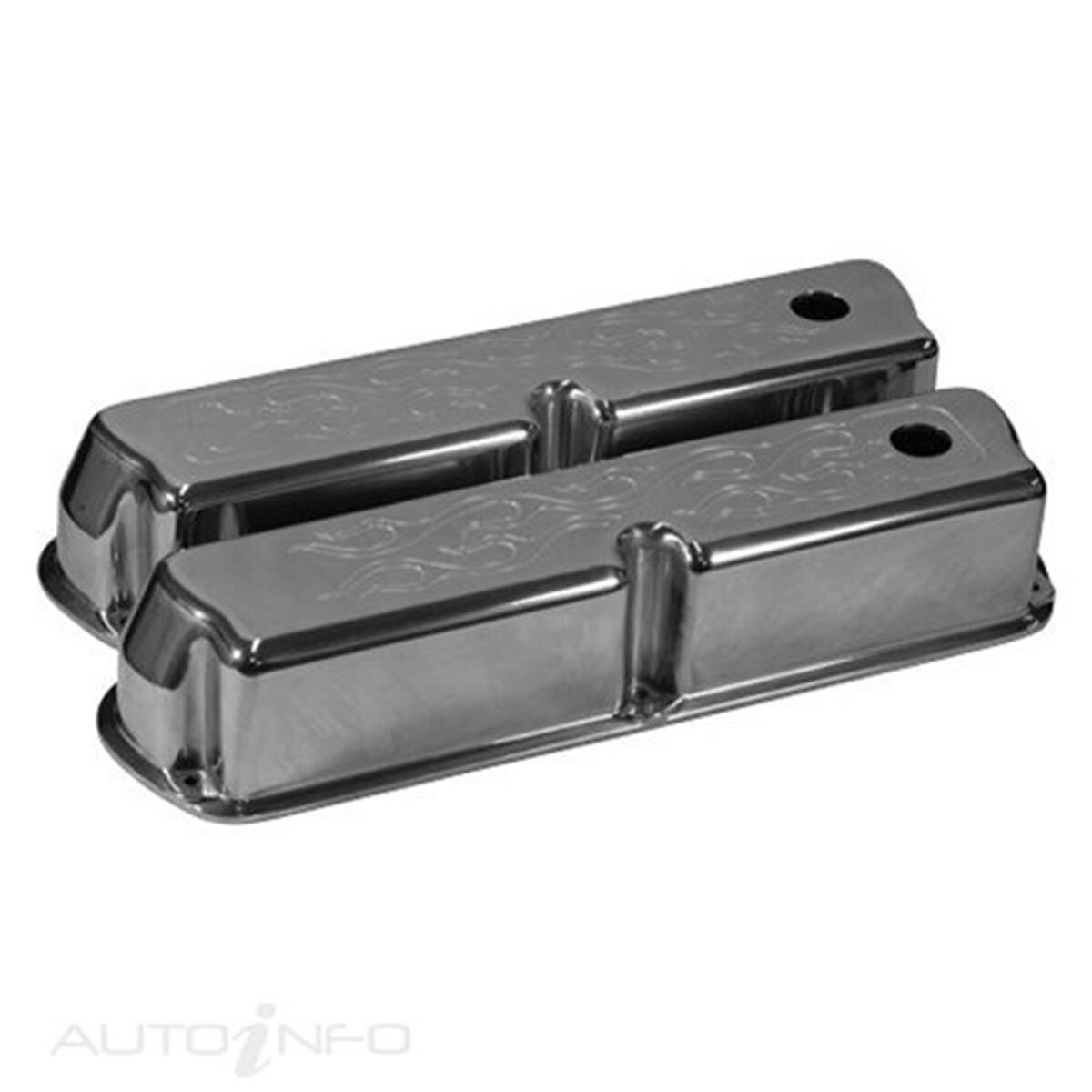 R/COVER FLAMED TALL ALLOY FORD 289-302W, , scaau_hi-res