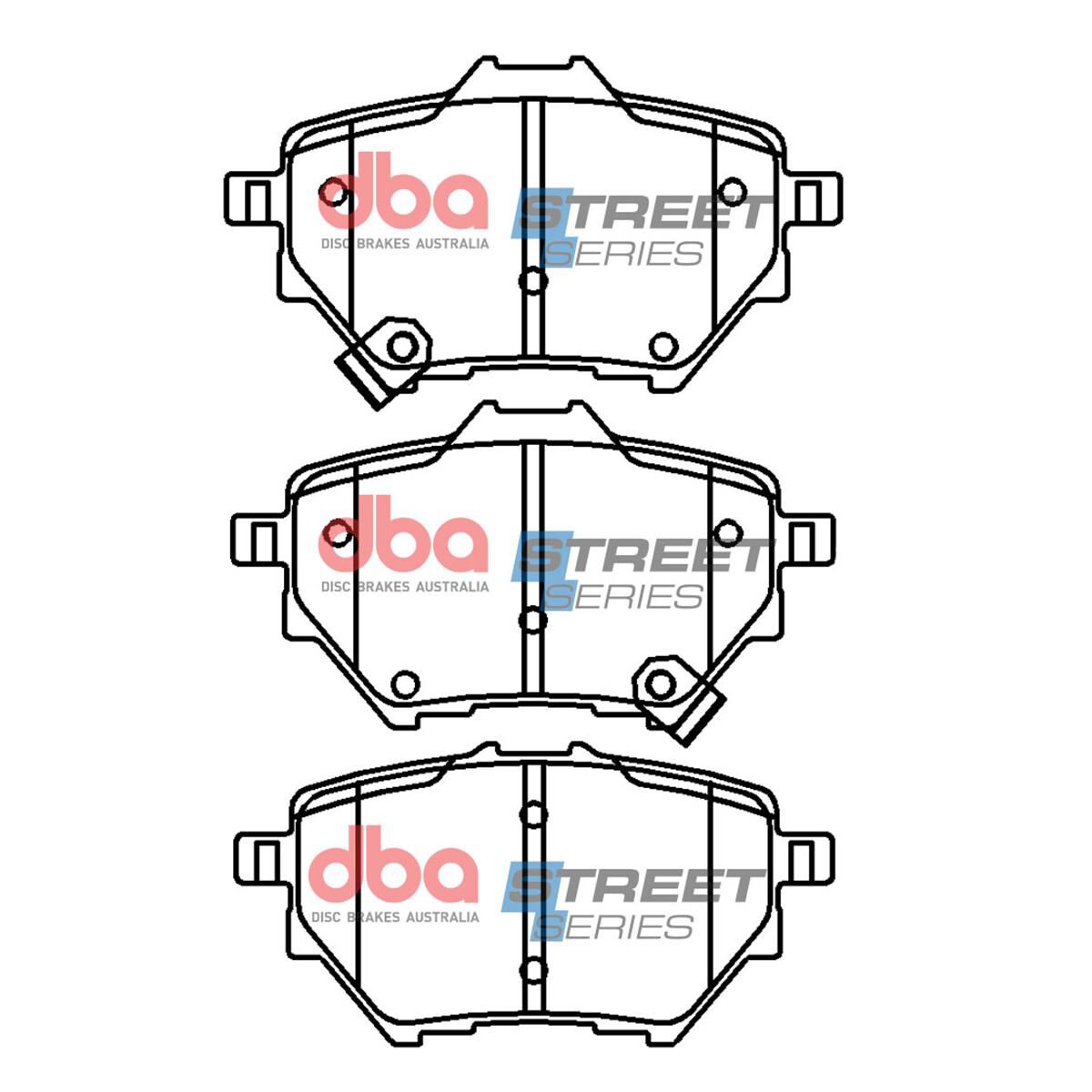 DBA SS STREET SERIES BRAKE PADS [GREAT WALL HAVAL 2 2015 ON R], , scaau_hi-res