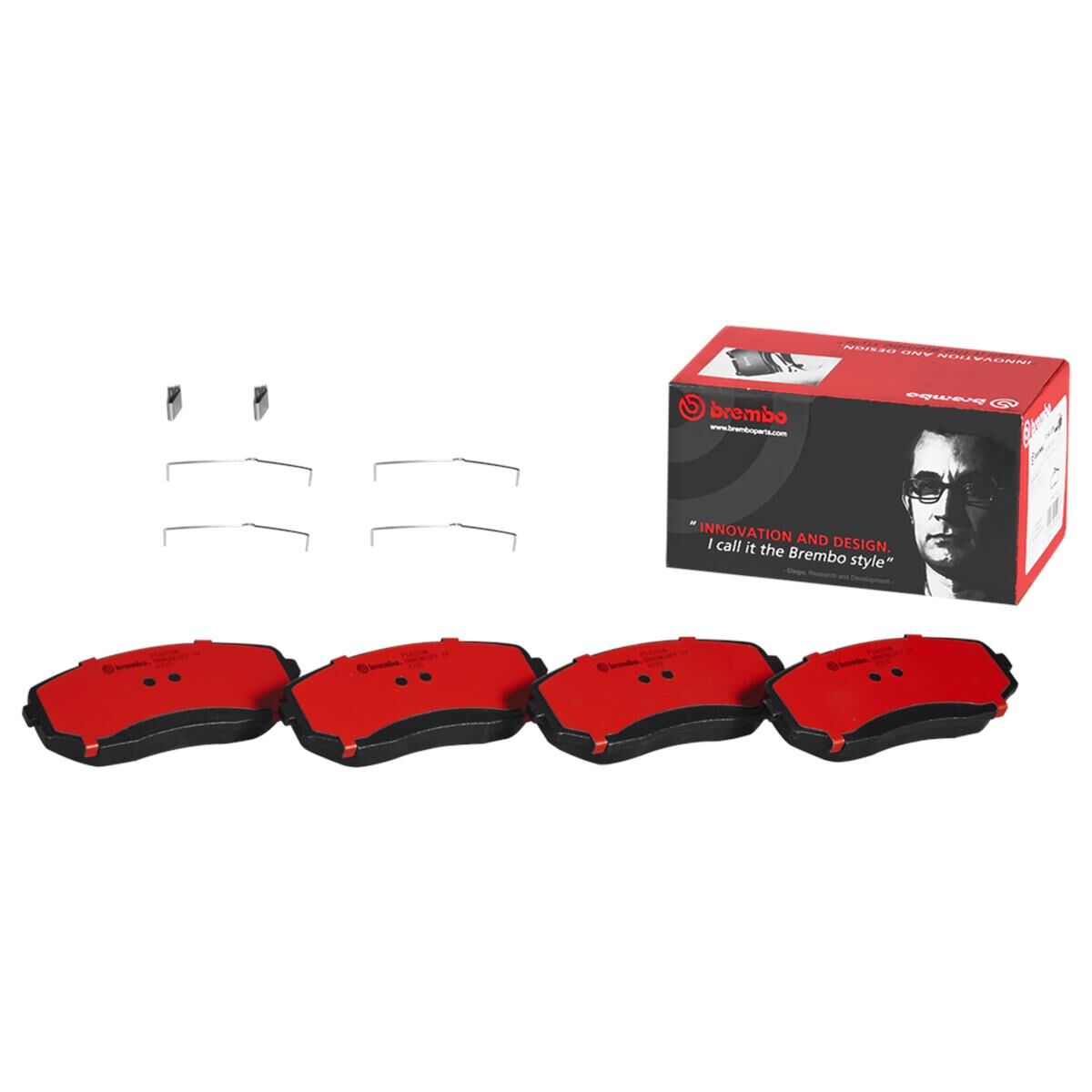 BREMBO DISC PAD SET NAO CERAMIC, , scaau_hi-res