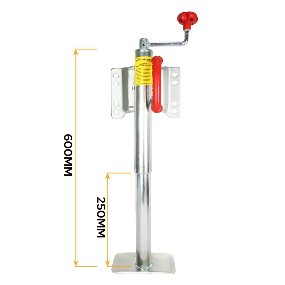 Sunrise Jockey Stand Swing Up with Top Handle Zinc, , scaau_hi-res