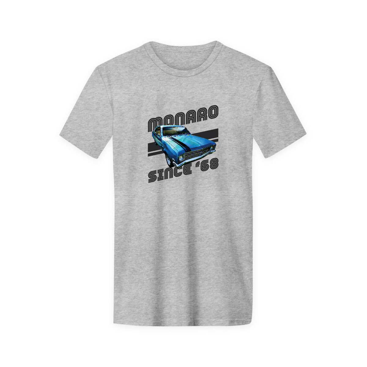 ADULT COTTON T-SHIRT-GREY MARLE [MONARO SINCE'68] [L], , scaau_hi-res