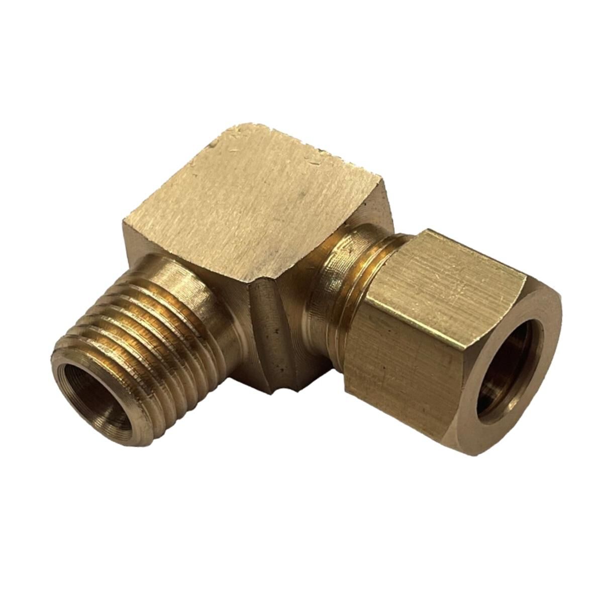 Brass Comp Elbow 3/8 Tube x 1/4 Bsp, , scaau_hi-res