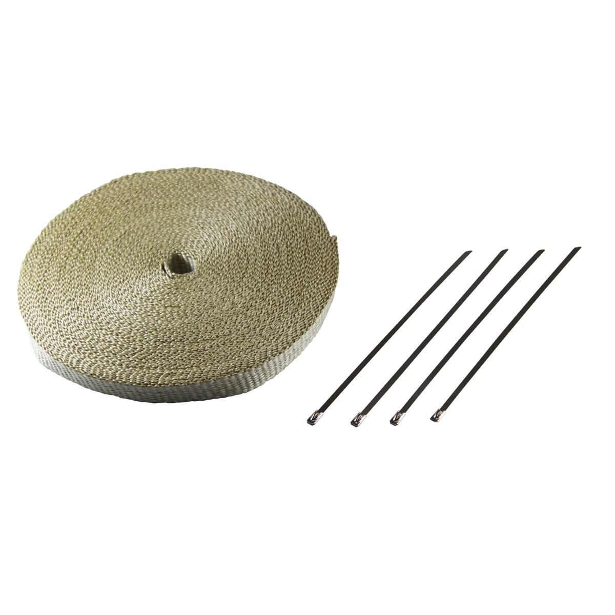 Exhaust Wrap 100ft x 1 Inch with 4 Lock tie, , scaau_hi-res