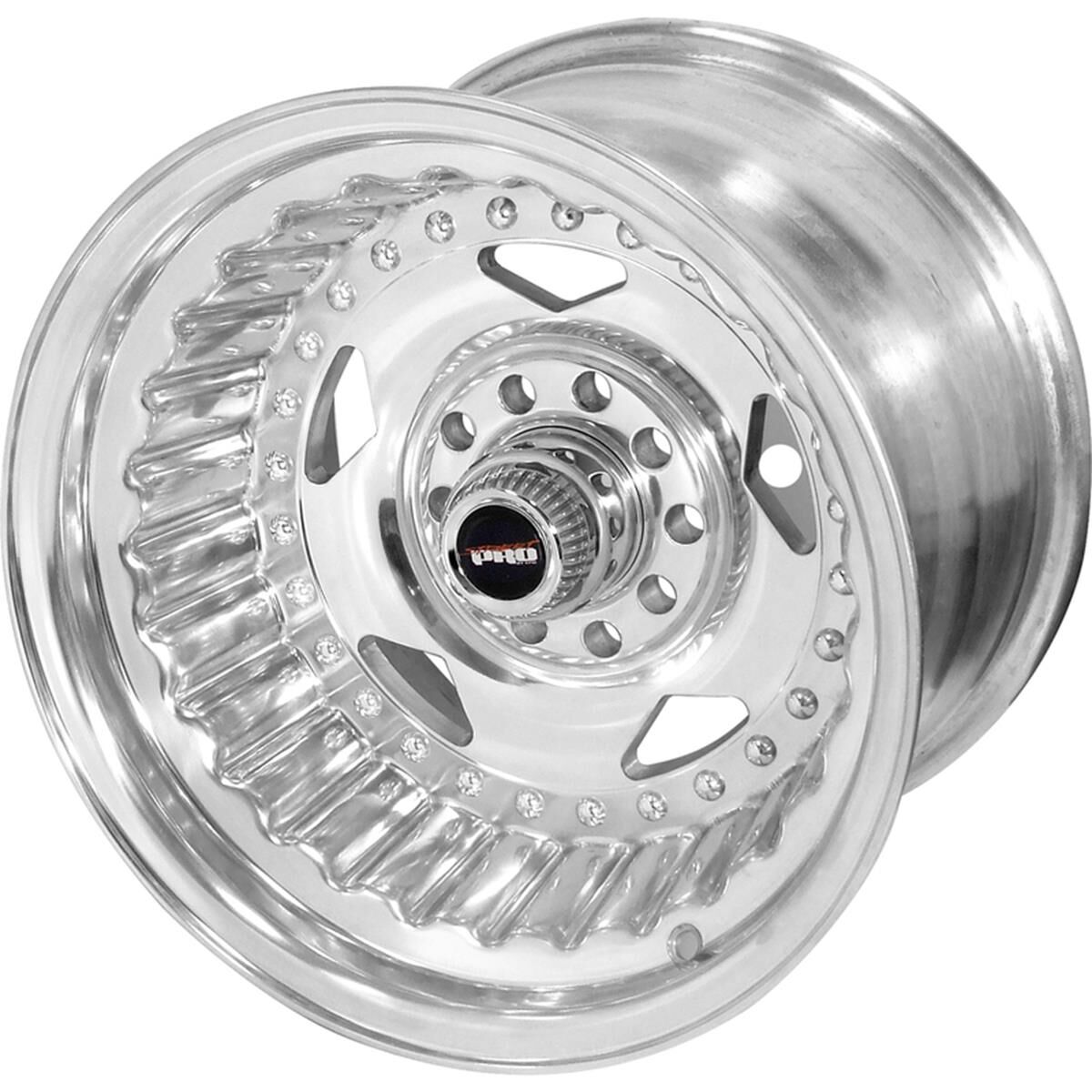STREET PRO CONVO PRO WHEEL POLISHED 15X10' FOR HOLDEN FOR CHEVROLET FOR FORD DUAL BOLT CIRCLE (-25) 4.50' BACK SPACE, , scaau_hi-res