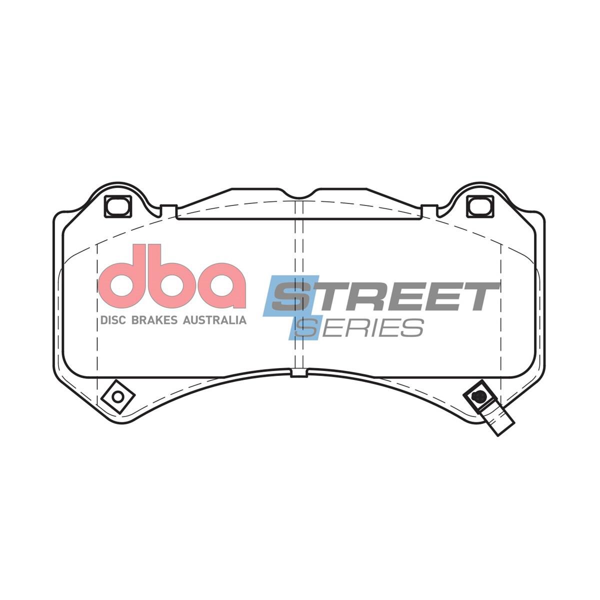 DBA SS STREET SERIES BRAKE PADS [ Nissan GTR/Jeep Ghrand Cherokee/ Cadilac CTS/Chevrolet Camaro F ], , scaau_hi-res